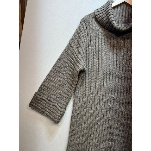Soft Surroundings Womens Wool Turtleneck Pullover Sweater Ribbed Knit Sz L Brown - Picture 5 of 10